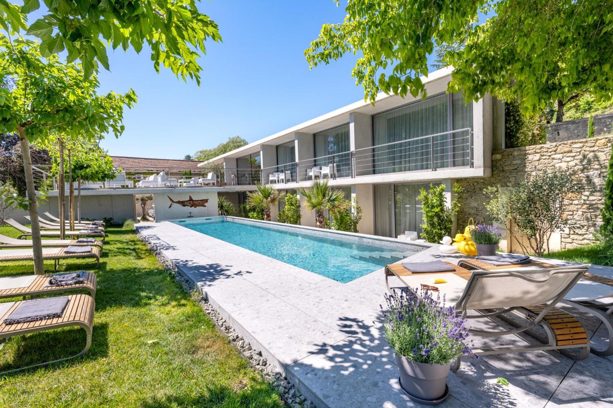 Le Pavillon M, Chambres D'Hotes De Luxe Avec Piscine & Spa Grignan Kültér fotó