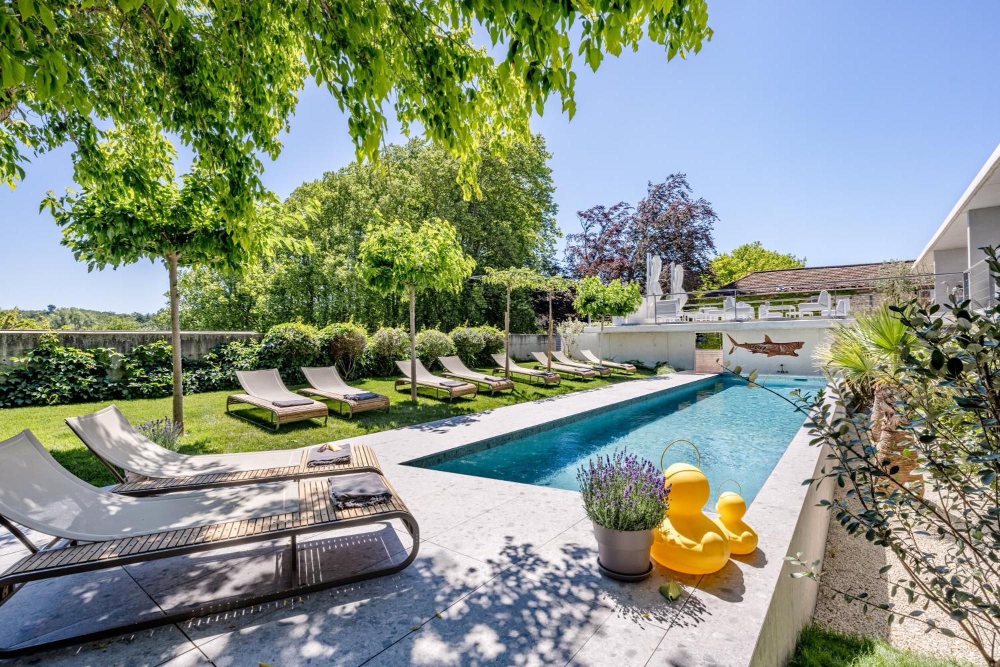 Le Pavillon M, Chambres D'Hotes De Luxe Avec Piscine & Spa Grignan Kültér fotó