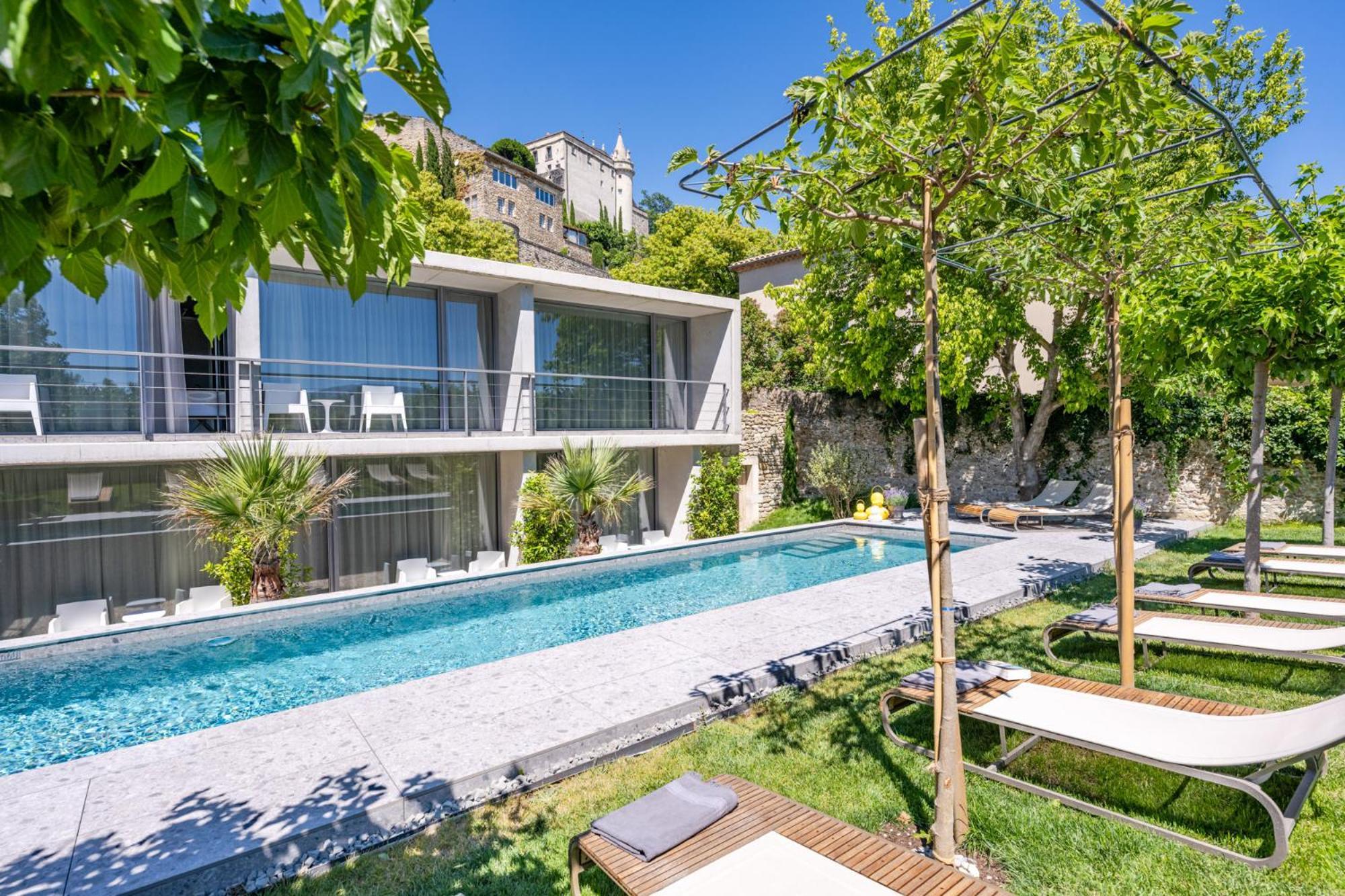 Le Pavillon M, Chambres D'Hotes De Luxe Avec Piscine & Spa Grignan Kültér fotó